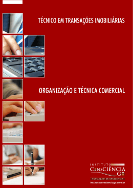 Organização e Técnica Comercial