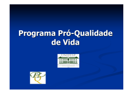 Programa Pró-Qualidade de Vida