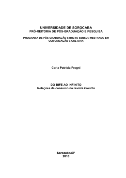 do bife ao infinito - Programa de P&oacute;s