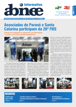 Informativo Abinee-PR - Abinee - Associação Brasileira da Indústria