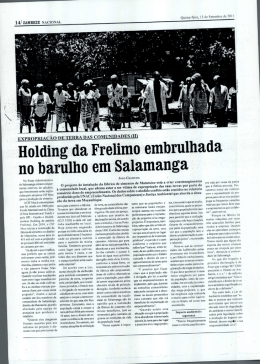 Holding .da Frelimopmbrulhada no barulho em Salamanga ~