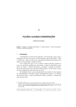 Algumas Considera&ccedil;&otilde;es