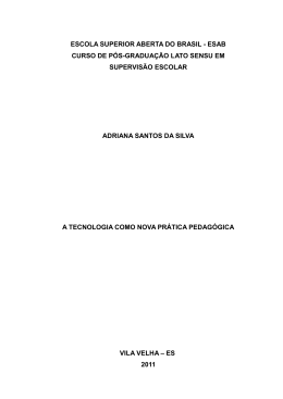 escola superior aberta do brasil - esab curso de p&oacute;s