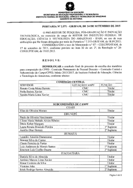 homologação resultado final de escolha dos membros para