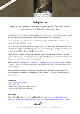 - ` U *É T u. - Editora Ultimato
