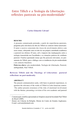 Vers&atilde;o de Impress&atilde;o - Universidade Metodista de S&atilde;o Paulo