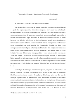 48. Teologia da Liberta&ccedil;&atilde;o e Marxismo no Contexto da Globaliza&ccedil;&atilde;o