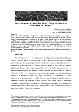 Resistência Intelectual nos Anos de Chumbo