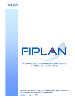 Guia de Capacita&ccedil;&atilde;o &ndash; Relat&oacute;rio Gerencial de
