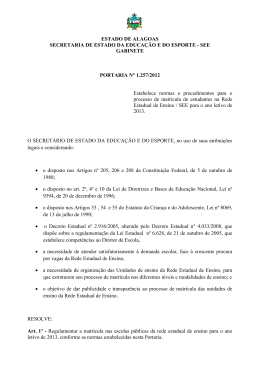 PORTARIA MATRICULA 2013_final