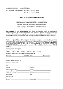 CONNECTIONS 2009 &ndash; CONEX&Otilde;ES 2009