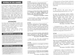 novata DE sao GABRIEL - Comunidade Católica Santos Anjos