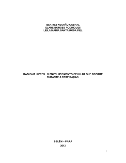 o envelhecimento celular que ocorr