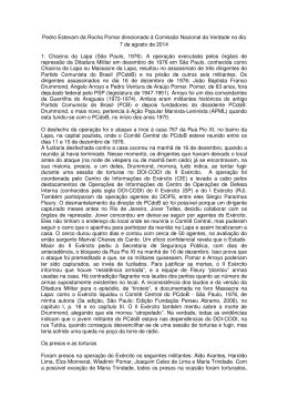 Depoimento do jornalista Pedro Estevam da