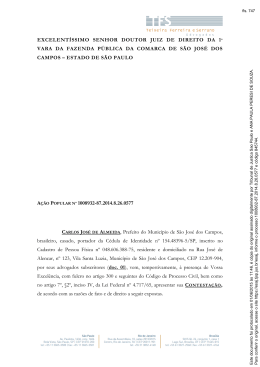 EXCELENT&Iacute;SSIMO SENHOR DOUTOR JUIZ DE