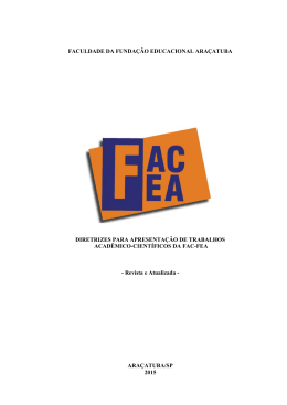 1 P&Otilde;STER: como devem ser elaborado e apresentado - FAC-FEA