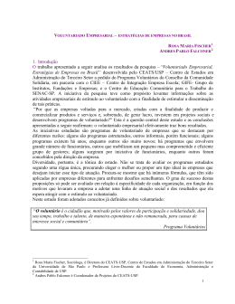 1. Introdu&ccedil;&atilde;o O trabalho apresentado a seguir analisa os resultados