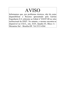 Recurso apresentado pela GALVÃO Engenharia S/A, contra