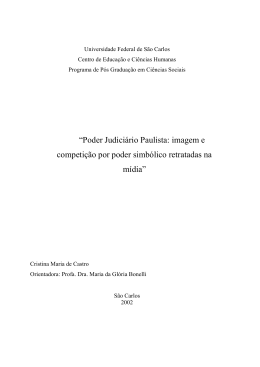 &ldquo;Poder Judici&aacute;rio Paulista: imagem e competi&ccedil;&atilde;o por
