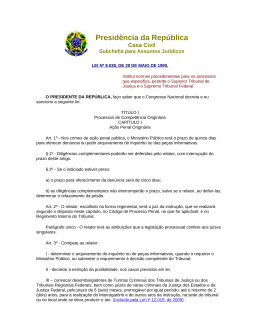 Presid&ecirc;ncia da Rep&uacute;blica - Minist&eacute;rio P&uacute;blico da Para&iacute;ba