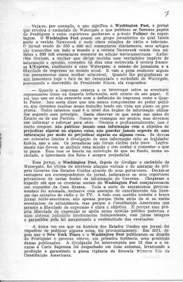 Veja-se, por exemplo, o que significa o Washington Post, o jornal