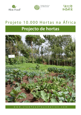 Projecto de hortas - Fondazione Slow Food