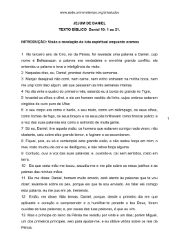 1 1 JEJUM DE DANIEL TEXTO B&Iacute;BLICO Daniel