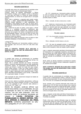 RECURSO QUESTÃO 46