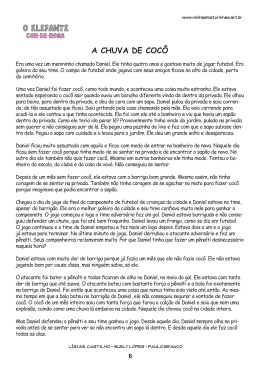A CHUVA DE COC&Ocirc; - Minhas Historinhas