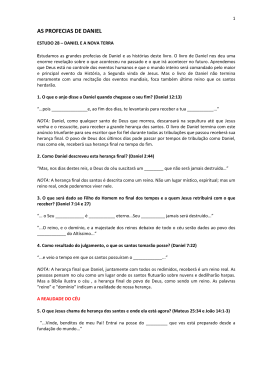28 - Daniel e a Nova Terra