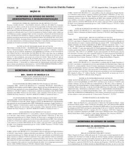 Di&aacute;rio Oficial do Distrito Federal