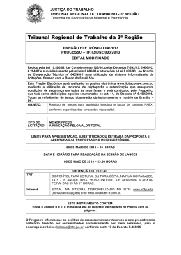Edital PE 04/2013 modificado