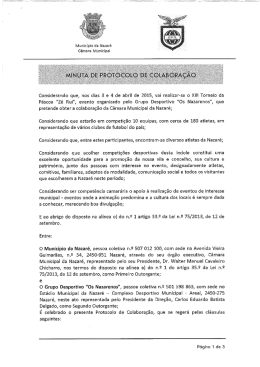 Considerando que, nos dias 3 e 4 de abril de 2015, vai realizar