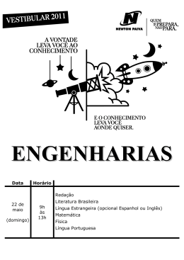 Engenharias 1&ordm; Vest 2011.2