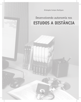 ESTUDOS A DIST&Acirc;NCIA