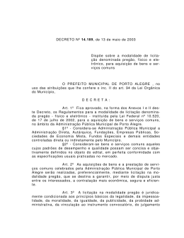 Legisla&ccedil;&atilde;o - Prefeitura Municipal de Porto Alegre