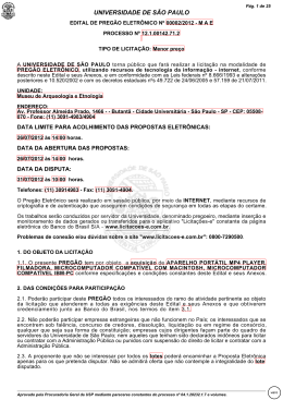 preg&atilde;o eletr&ocirc;nico n&ordm;:00002/2012 - mae