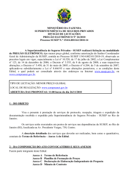 preg&atilde;o eletr&ocirc;nico n&ordm; 26/2010