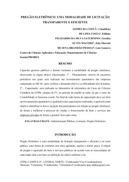 PREG&Atilde;O ELETR&Ocirc;NICO: UMA MODALIDADE DE