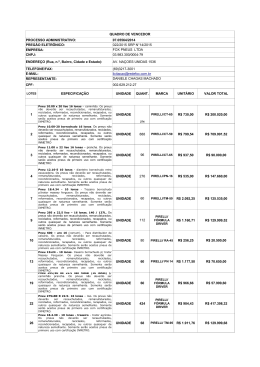 QUADRO DE VENCEDOR PROCESSO ADMINISTRATIVO