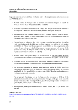 Dívida Pública 1º TRIM 2014