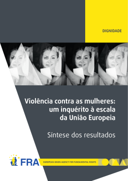 Viol&ecirc;ncia contra as mulheres - European Union Agency for