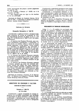 Portaria n.&ordm; 269/78