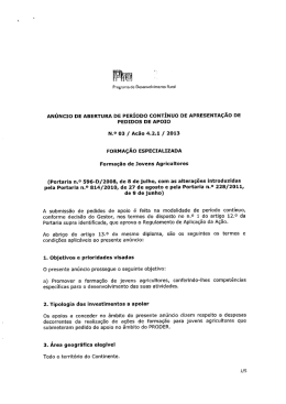 An&uacute;ncio de Abertura