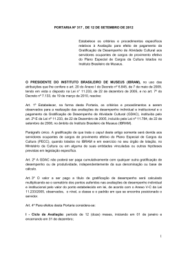 Portaria n&ordm; 317, de 12 de setembro de 2012