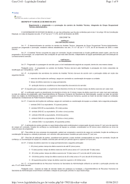 Page 1 of 9 Casa Civil - Legislação Estadual 05/06/2013 http://www