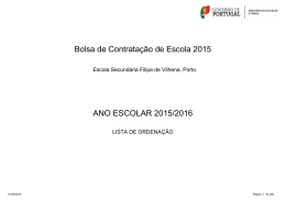 Lista BCE 2015 - Filipa de Vilhena