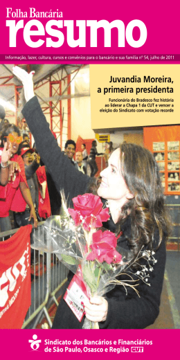 Juvandia Moreira, a primeira presidenta