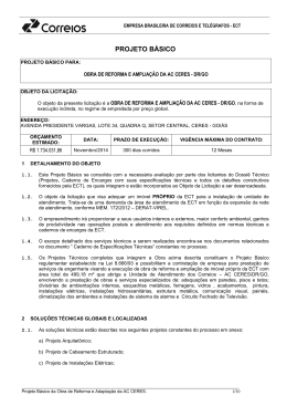 PROJETO BÁSICO