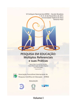 VI Col&oacute;quio Nacional da AFIRSE